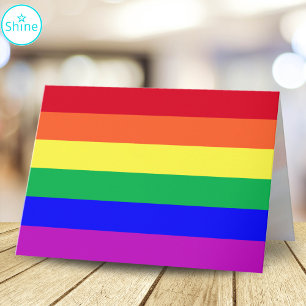 Benutzerdefinierter Rainbow-Flag für Super Vivid C Karte