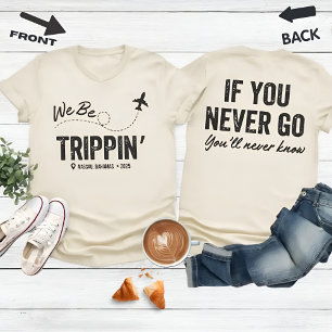 Benutzerdefinierter Reiseort Urlaub Mädchen-Trip F T-Shirt