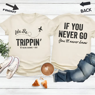 Benutzerdefinierter Reiseort Urlaub Mädchen-Trip F T-Shirt