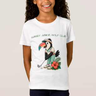 Benutzerdefinierter Retro-Tukan-Junior-Golfschläge T-Shirt