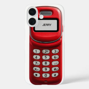 Benutzerdefinierter Retroush-Button Handy iPhone 16 Hülle