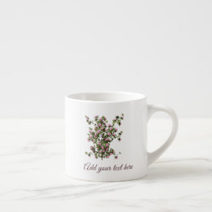 Benutzerdefinierter Rhododendron-Blumengarten Espressotasse