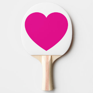 Benutzerdefinierter rosa Herz-Ping-Pong-Ball – Rom Tischtennis Schläger