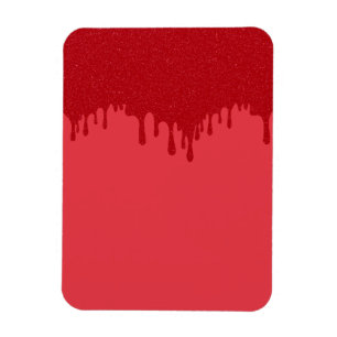 Benutzerdefinierter roter Tropfmagnet – Fettes min Magnet