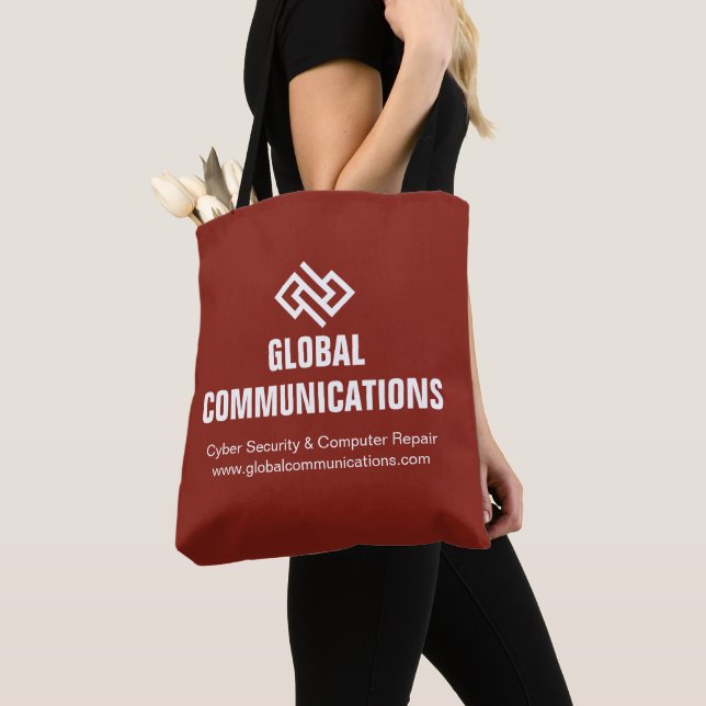 Benutzerdefinierter roter Unternehmens-Computer-Te Tasche (Von Nahem)