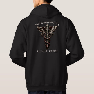 Benutzerdefinierter Sanitäter Mama Eisen-Caduceus Hoodie