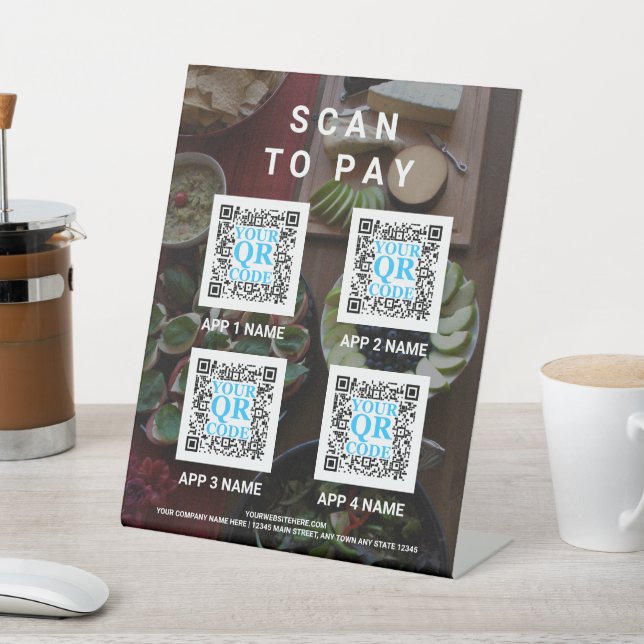 Benutzerdefinierter Scan des QR-Codes für das dunk Sockelschild (In SItu)