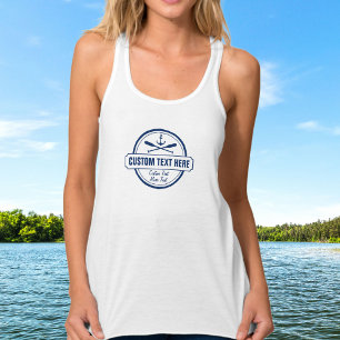 Benutzerdefinierter See, Strandhaus & Boot Schiffs Tank Top