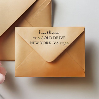 Benutzerdefinierter Selbstfärb-Stempel mit Adresse Permastempel