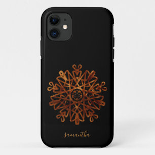 Benutzerdefinierter Signaturname Golden Ornate Case-Mate iPhone Hülle
