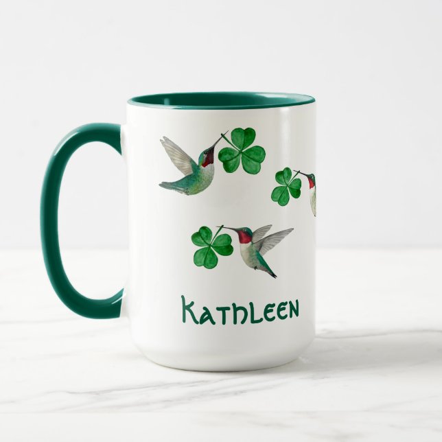 Benutzerdefinierter St. Patrick's Day Tasse (Links)