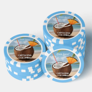 Benutzerdefinierter Standort Coco Loco Pokerchips