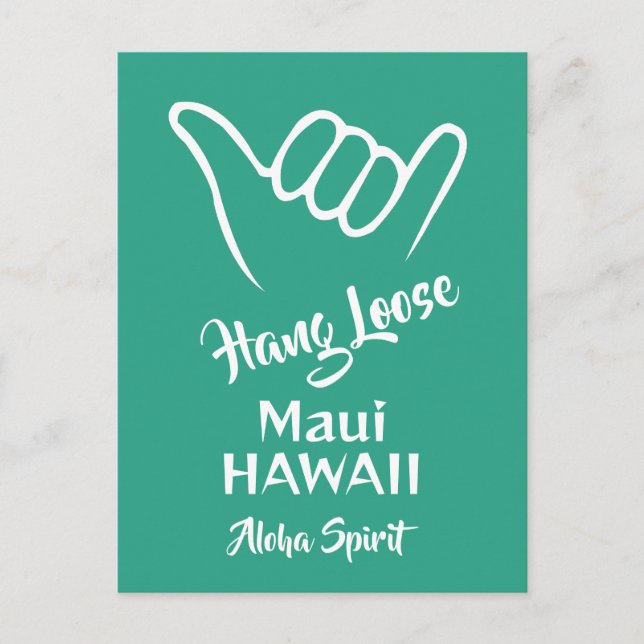 Benutzerdefinierter Standort, Text- und Farbschaka Postkarte (Vorderseite)