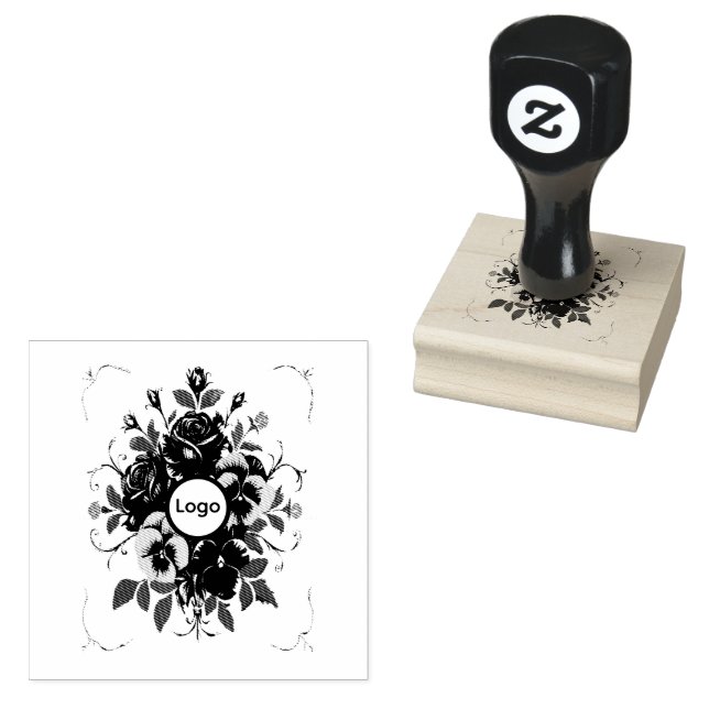 Benutzerdefinierter Stempel "Botanische Krone" (Stempel)