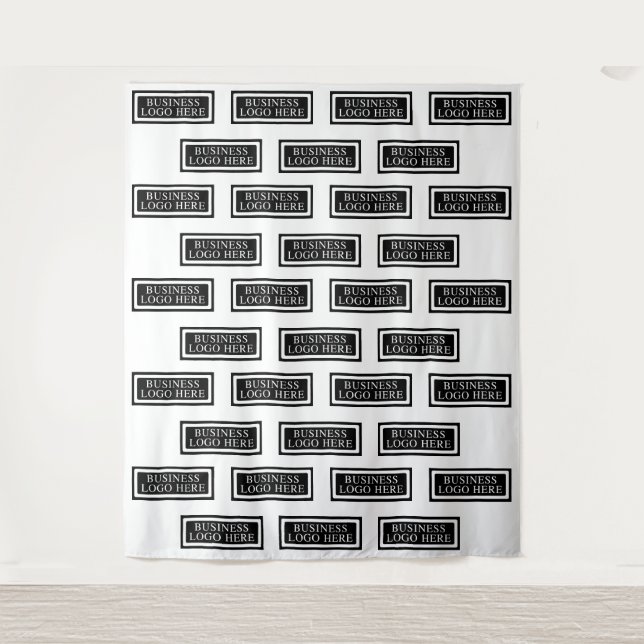 Benutzerdefinierter Step-and-Repeat-Stoffhintergru Wandteppich (Vorderseite)