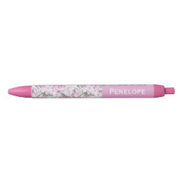 Benutzerdefinierter Stift mit rosa Pfingstrosen