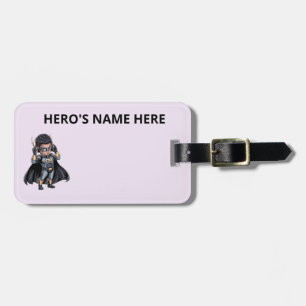 Benutzerdefinierter Superhelden-Paediatricer-Rolls Gepäckanhänger
