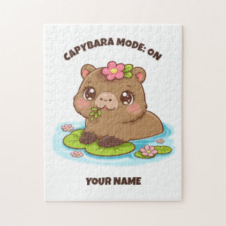 Benutzerdefinierter Süßer Kawaii Capybara Modus Pu