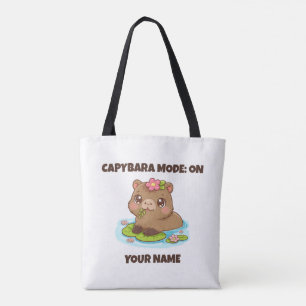 Benutzerdefinierter süßer Kawaii Capybara-Modus Tasche