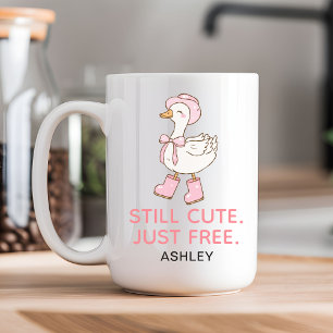 Benutzerdefinierter süßer rosa Ruhestands-Kaffeebe Kaffeetasse