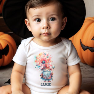Benutzerdefinierter süßer Zauberer Trick oder Saur Baby Strampler