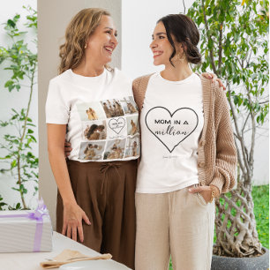 Benutzerdefinierter T - Shirt für FotoCollage "M