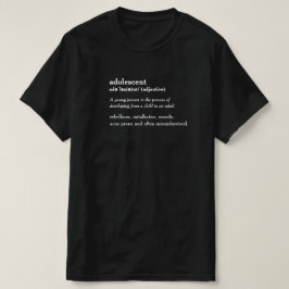 Benutzerdefinierter T - Shirt für jugendliche Wört