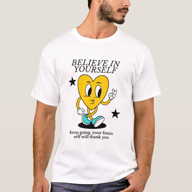 Benutzerdefinierter T - Shirt mit ästhetischem Des (Vorderseite)