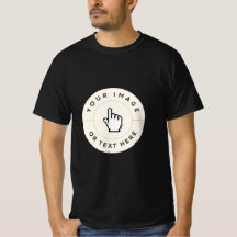 Benutzerdefinierter T - Shirt - Schwarz - Bild ode