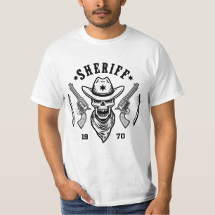 Benutzerdefinierter T - Shirt, Sheriff T - Shirt