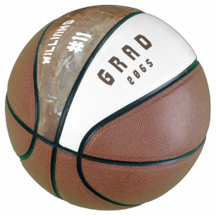 Benutzerdefinierter Team-Nummern-Abschlussgeschenk Basketball