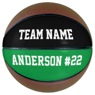 Benutzerdefinierter Teamname, Spielername, Nummer  Basketball