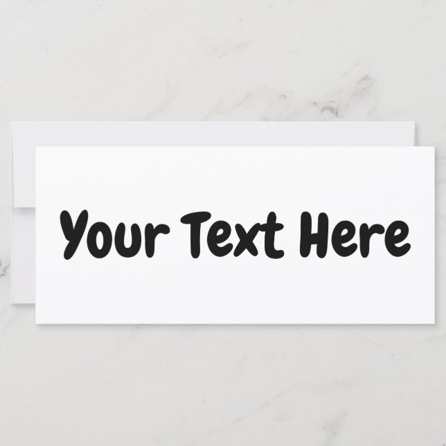 Benutzerdefinierter Text (Vorderseite)