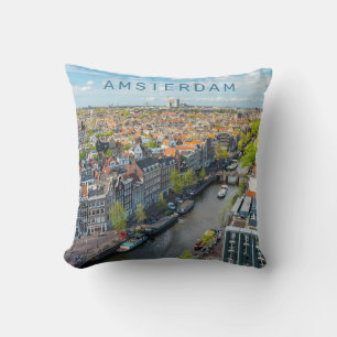 Benutzerdefinierter Text Amsterdam Kissen
