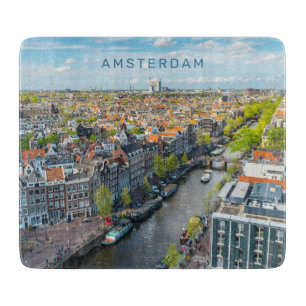 Benutzerdefinierter Text Amsterdam Schneidebrett