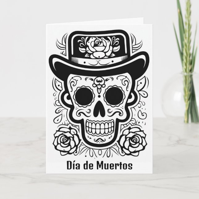Benutzerdefinierter Text 💀 B/W (Farbe Ihrer eigen Karte (Vorderseite)
