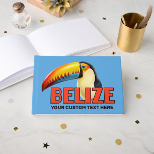 Benutzerdefinierter Text BELIZE Toucan Gästebuch