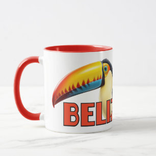 Benutzerdefinierter Text BELIZE Toucan Tasse