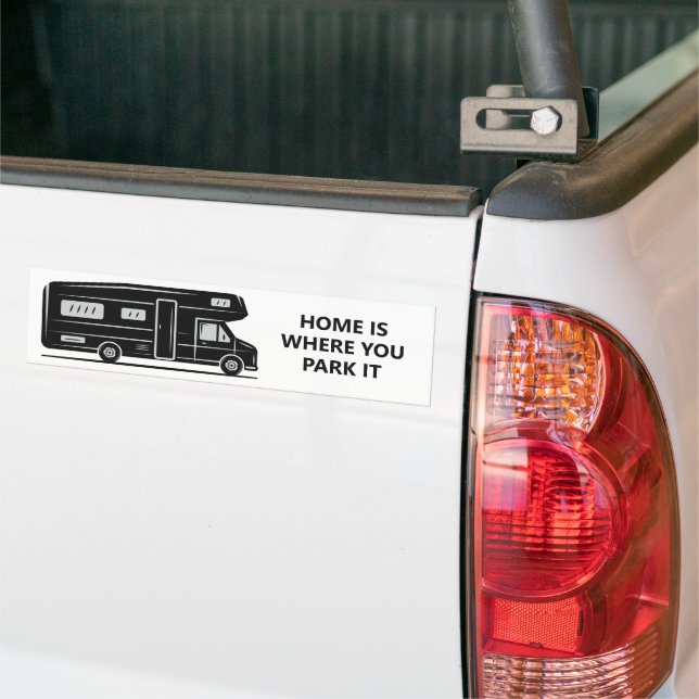 Benutzerdefinierter Text Camper Van Autoaufkleber (Auf Lkw)