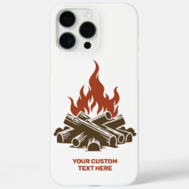 Benutzerdefinierter Text Camping iPhone 16 Pro Max Hülle
