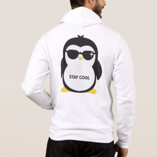 Benutzerdefinierter Text / cooler Name Pinguin Hoodie