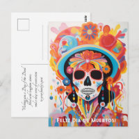 Benutzerdefinierter Text Dia de Muertos La Calaver
