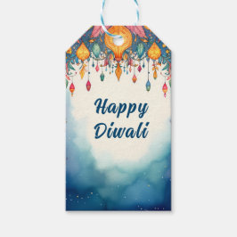 Benutzerdefinierter Text, Diwali Festive & Bright Geschenkanhänger