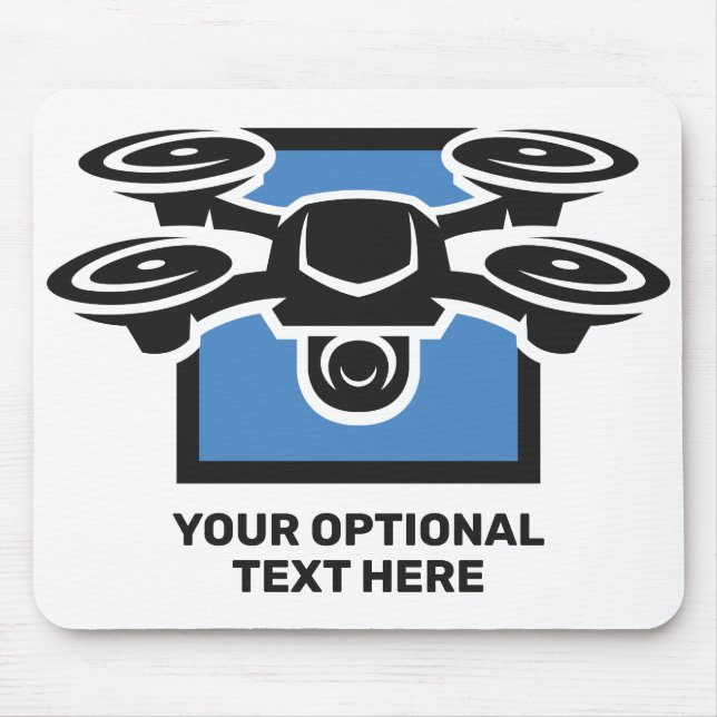 Benutzerdefinierter Text-Drossel Mousepad (Vorne)
