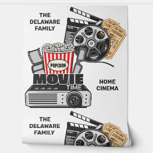 Benutzerdefinierter Text-Film / Kino Tapete