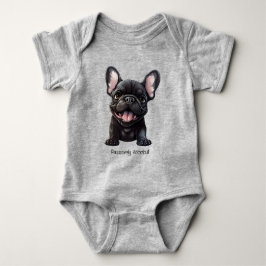 Benutzerdefinierter Text 🐶 Franchise-Welpe Baby Strampler