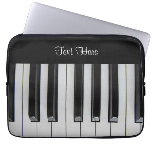 Benutzerdefinierter Text für Ebony und Elfenbeinkü Laptopschutzhülle