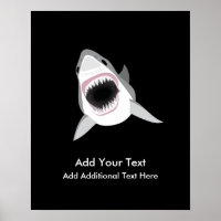Benutzerdefinierter Text für Haiangriffe