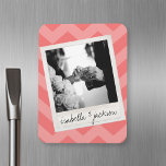 Benutzerdefinierter Text für Instagram-Foto Magnet<br><div class="desc">Ein perfektes Geschenk für Braut und Bräutigam oder für ein Jubiläumsgeschenk. Fügen Sie diesem Hipster ein Bild hinzu,  und individuelle Namen und Daten,  um ein perfektes Memento zu machen.</div>