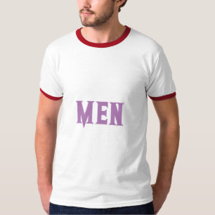 Benutzerdefinierter Text für Männer Lavendel-Farbe T-Shirt